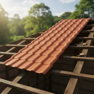 Telha Pvc Plan Precon 2.42x0.88m Terracota - Imagem 7