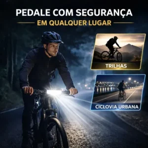 Farol Monster 5 Led Tg3 Lanterna Bike 20.000 Lumens Forte Potente Recarregável Usb Bicicleta - Marca Camperluz - Imagem 8