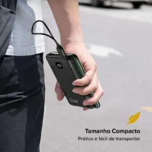 Carregador Portátil Power Bank Turbo i2GO 10000mah 20w Com Display Digital - Imagem 8