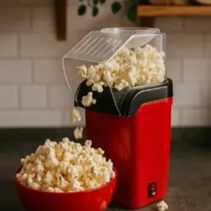 Pipoqueira Elétrica 110v Sem Óleo 1200w Ar Quente Saudável - Imagem 5