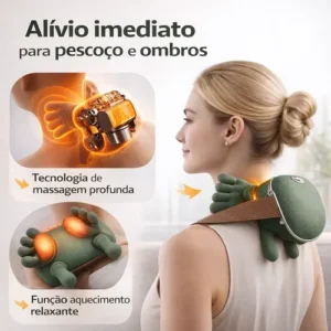 Massageador Pescoço Ombro Maozinha 3d Aquecimento Elétrico - Imagem 3