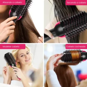 Kit Secador + Escova Secadora Modeladora + Chapinha - Imagem 6