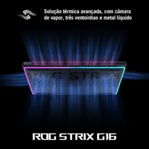 Notebook Gamer Rog Strix G16 G615jpr Nvidia Rtx 5070 Intel Core I9 14900hx 32gb Ram 1tb Ssd Windows 11 Home Tela 16 240hz Led Cinza - S5001w - Imagem 11