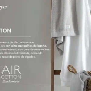Kit 6 Peças Toalha Lavabo Buddemeyer Vision Dual Air Branco - Imagem 5