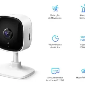Câmera De Segurança Tp-link Tapo Tc60 1080p 3,3mm Branco - Imagem 5