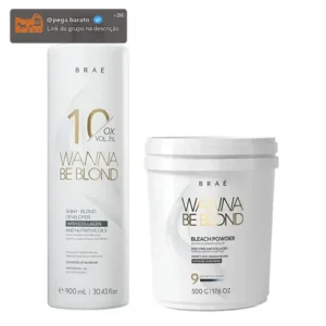 Água Oxigenada Ox Wanna Be Blond + Pó Descolorante - Braé - Imagem 1