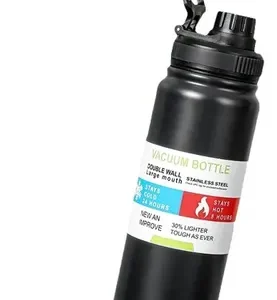 800mlgarrafa Térmica Água Squeeze Inox Academiaquente E Frio - Imagem 12