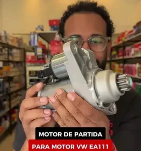 Motor Partida 11 Dentes Vw Gol Saveiro G5 G6 Fox Golf Voyage - Imagem 9
