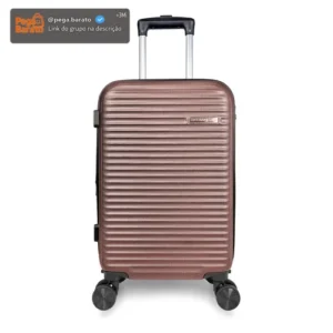 Mala De Viagem De Bordo Rígida 10kg Rodas 360° Medidas Anac - Imagem 1