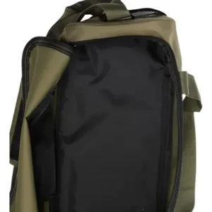 Mala Duffel Pequena Linear Feminino E Masculino adidas Cor Olive Strata / Black Desenho do tecido Liso - Imagem 7