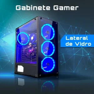 Computador Gamer Intel Core i7 16GB SSD 512GB Monitor 19" Kit Strong Tech - Imagem 4