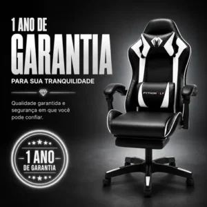 Cadeira Gamer Python Fly GC01 Ergonômica com Apoio para Pés e Encosto Reclinável até 150kg - Imagem 10