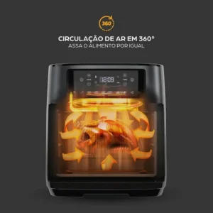 Fritadeira Elétrica Air Fryer Oven Black INOX WAP WAOD2 - Imagem 4