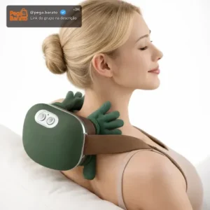 Massageador Pescoço Ombro Maozinha 3d Aquecimento Elétrico - Imagem 1