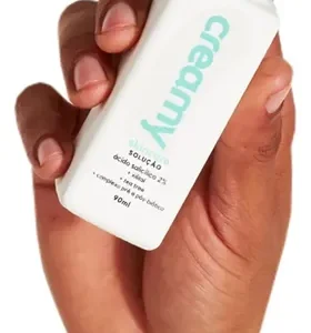 Creamy skincare ácido salicílico 90ml | tônico antioleosidade, rápida absorção, diminui o brilho excessivo, diminui os cravos | peles mistas, oleosas, noturno e diurno - Imagem 3