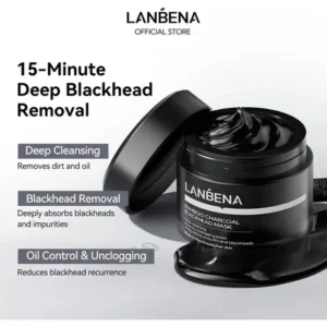 Lanbena 3.0 Máscara Facial Removedora De Cravos 30g Charcoal - Imagem 8