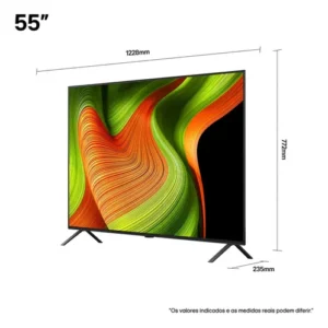 Smart TV LG OLED AI B5 4K 55 polegadas 2025 Processador α9 AI Ger 8 webOS 25 Cores Perfeitas. - Imagem 2