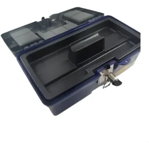 Caixa P/ Ferramentas 16'' Trava Metálica Irwin Iwst16013-la Cor Azul/Cinza - Imagem 2