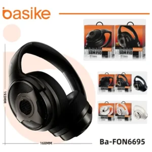 Fone De Ouvido Sem Fio, Com Função Caixa De Som, Microfone, Over-ear Fone, Gamer Headset Bluetooth, Cor Branco Basike Ba-fon6695 - Imagem 7