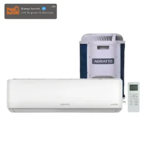 Ar Condicionado Split Hi Wall Inverter R-32 Zen Agratto 9.000 BTUs Só Frio Monofásico - Imagem 1