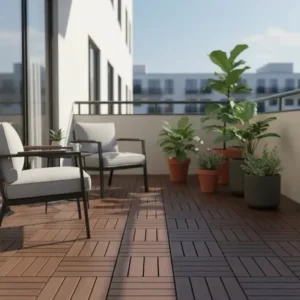 Kit 12 Deck Modular Plástico Encaixe Rápido 30x30 - Imagem 5