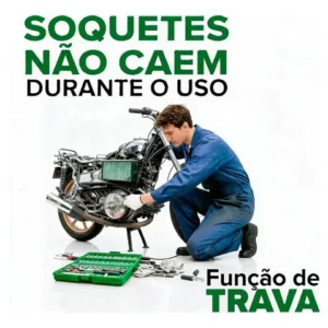 Kit 46 Chave Catraca Jogo De Soquetes Allen Torx Ferramentas - Imagem 6