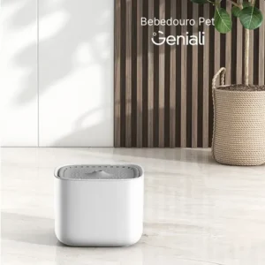 Fonte Bebedouro Gatos Cães Automático Filtra A Água Geniali Cor Branco - Imagem 8