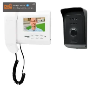 Video Porteiro Ivr 1010 Branco E Preto Intelbras 110V/220V - Imagem 1