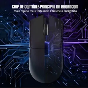 Mouse Gamer X11 Attack Shark Tri Mode 22000dpi Paw3311 Dock Cor Preto - Imagem 6