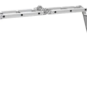 Escada Multifuncional Alumínio Extensível 4x3 Botafogo ESC0292 3.35m 12 Degraus Cor Prateado - Imagem 4