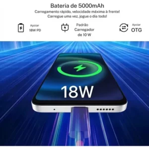 Celular Umidigi Note 90a 64gb 4gb Ram Cores Dual Sim Cor Branco Tela 6.75 5000mAh Elegante Ultimate - Imagem 4