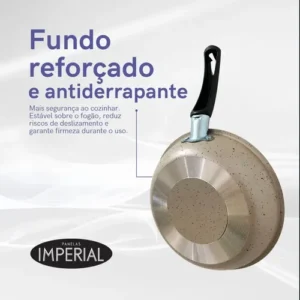 Conjunto de panelas antiaderente 10 peças Coffee cappuccino Imperial - Imagem 7