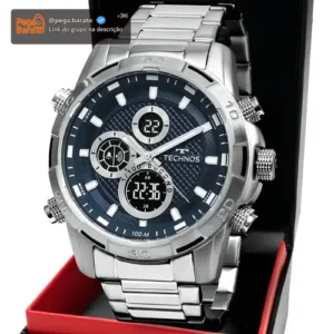 Relógio Technos Masculino Ts Digiana Prata - Bj4060aa/1a - Imagem 1