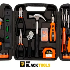Kit Jogo De Ferramentas 129 Peças Com Jogo De 40 Soquetes Chaves E Kit 300 Peças Brocas E Buchas The Black Tools - Imagem 3