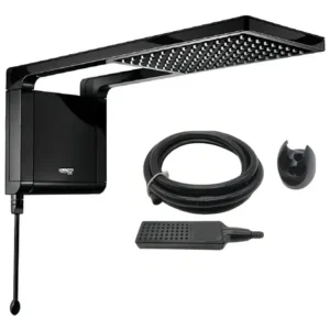 Chuveiro Eletrônico Lorenzetti Acqua Storm Ultra Preto 220V 7800W - Imagem 2
