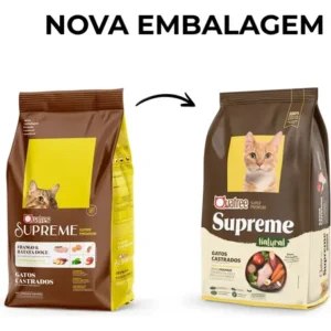 Ração Quatree Supreme Gatos Castrados Frango 10.1kg - Imagem 3