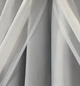 Cortina Blackout com voil para quarto e sala tamanho 4,00 x 2,70 na cor Branco Gelo - Imagem 18