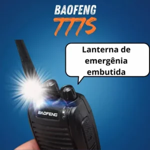 Kit Par 2 Radio Baofeng 777s Walk Talk Comunicador 16 Canais - Imagem 6