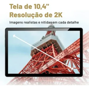 Tablet VAIO TL10 8GB 128GB Octa-Core, Tela 10.4” 2K, 4G WiFi, Câmera 8MP + Selfie 5MP, 7000mAh, Android 13, com Teclado de Conexão Inteligente – Preto - Imagem 7