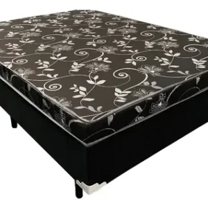 Cama Box Casal Conjugado Ortopédico 138x188 Cor Preto - Imagem 3