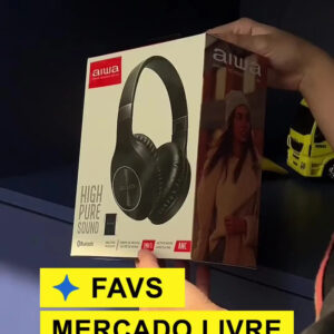 Fone de Ouvido Headphone AIWA HP-02-B Bluetooth ANC Alta Definição - Imagem 2