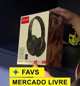 Fone de Ouvido Headphone AIWA HP-02-B Bluetooth ANC Alta Definição - Imagem 2