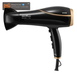 Secador de Cabelos Britânia 3 Temperaturas 2100W BSC2250 Bivolt - Imagem 1