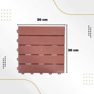 Kit 12 Deck Modular Plástico Encaixe Rápido 30x30 - Imagem 7