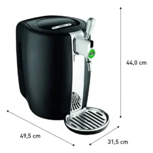 Chopeira de cerveja Krups Heineken B101 preto por 5L - Imagem 6