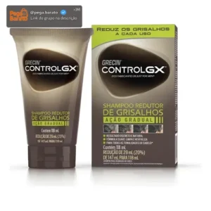 Shampoo Redutor de Grisalhos Grecin Control GX Para Todas os Tons Cabelo 118ml - Imagem 1