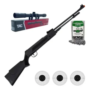 Carabina Pressão Ar Comprimido Espingarda Fxr Spring Black - Imagem 1