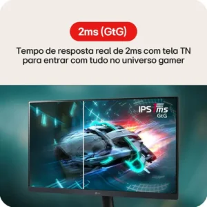 Monitor LG LED Home & Office 20U401A-B Tela 20” HD+, LG Switch, Modo leitura e Flicker Safe, HDMI, VGA, 2ms (GtG), 75Hz, Black Stabilizer, Dynamic Action Sync, Crosshair, saída fone de ouvido - Imagem 6