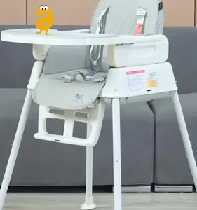 Cadeira De Alimentação Infantil 3 Em 1 Harmony Maxi Baby - Cinza - Imagem 2