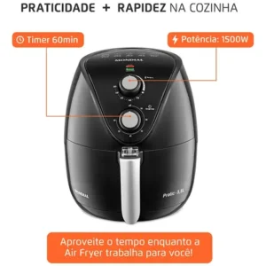 Fritadeira Sem Óleo Air Fryer 3,5l Mondial 1500w AF-31 - Imagem 8